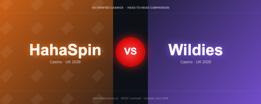 HahaSpin vs Wildies UK 2026: Head-to-Head Casino Comparison
