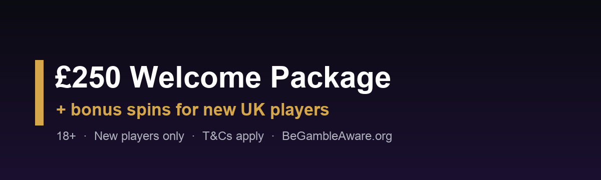 Odin Fortune £250 welcome package and bonus spins