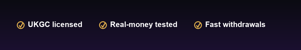 Apple Pay casinos we list are UKGC licensed and real-money tested