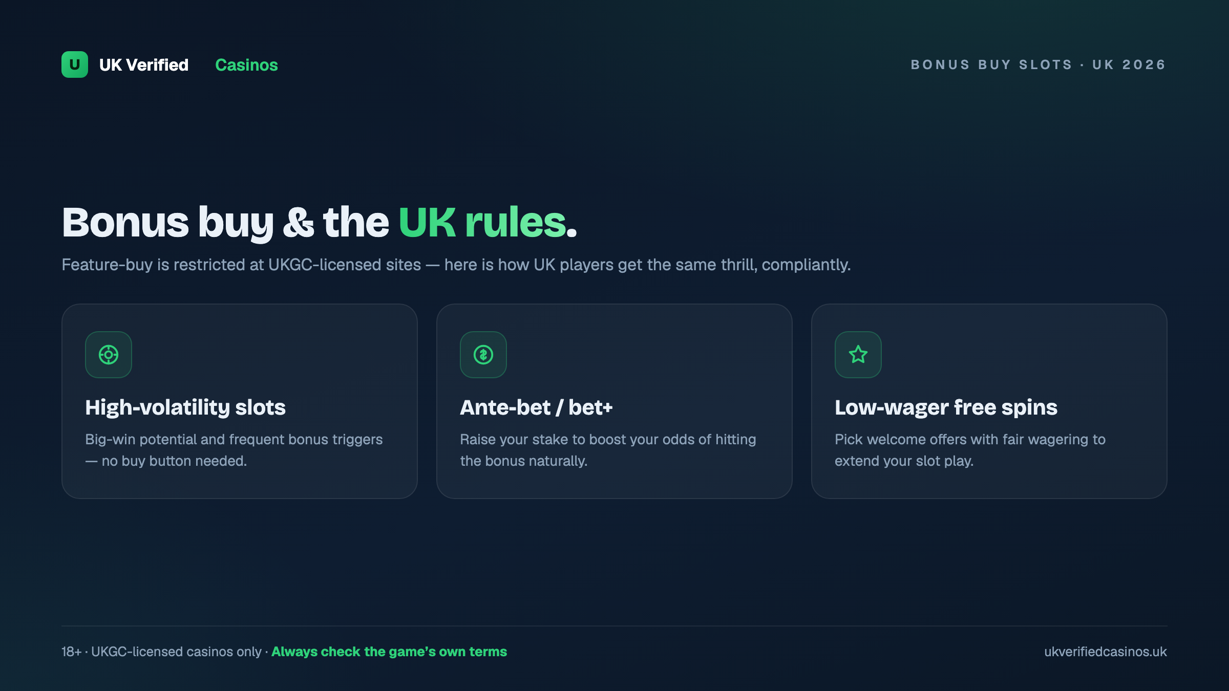 Bonus buy slots UK rules and compliant alternatives