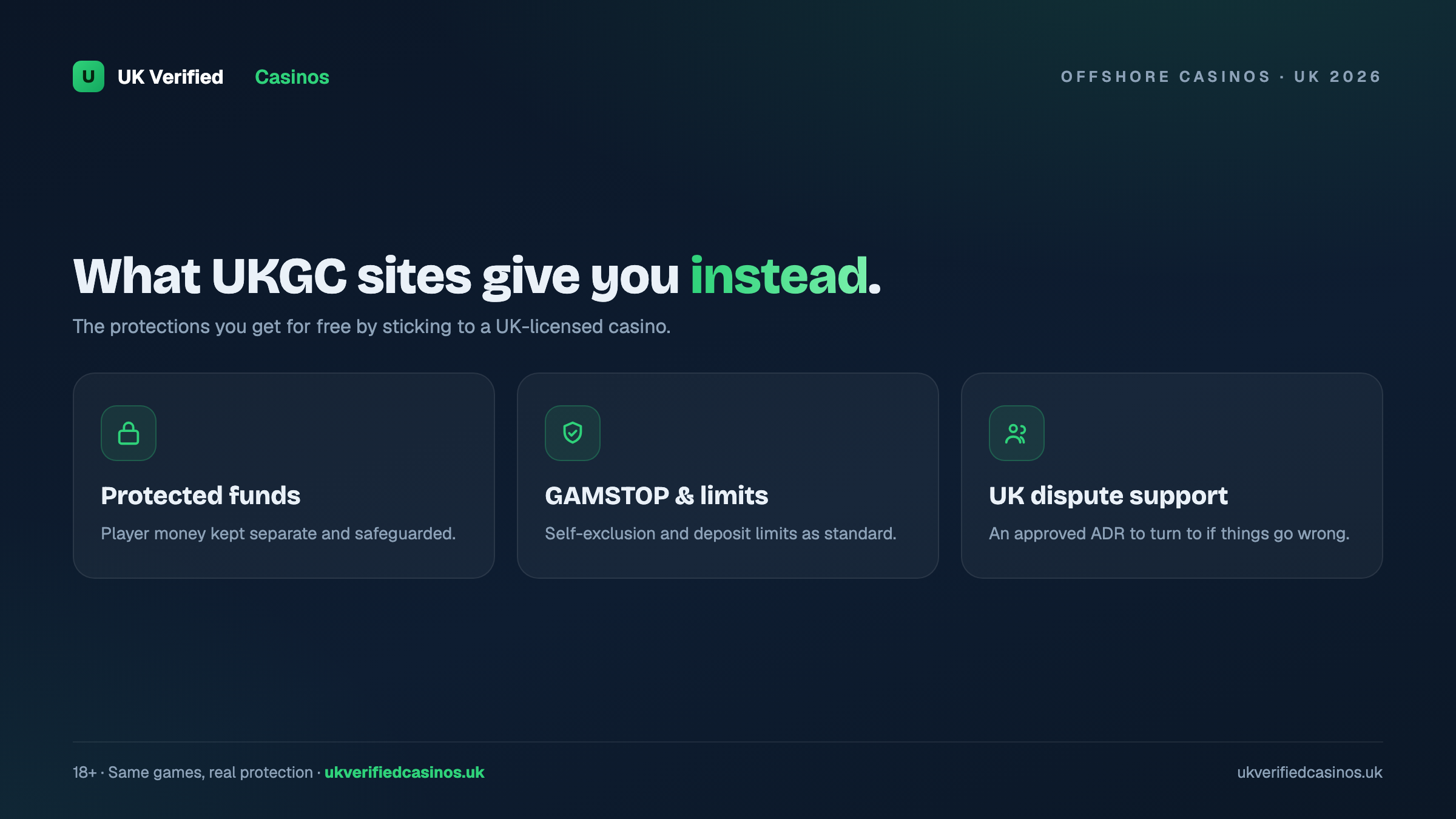 Safe UKGC alternatives to offshore casinos UK