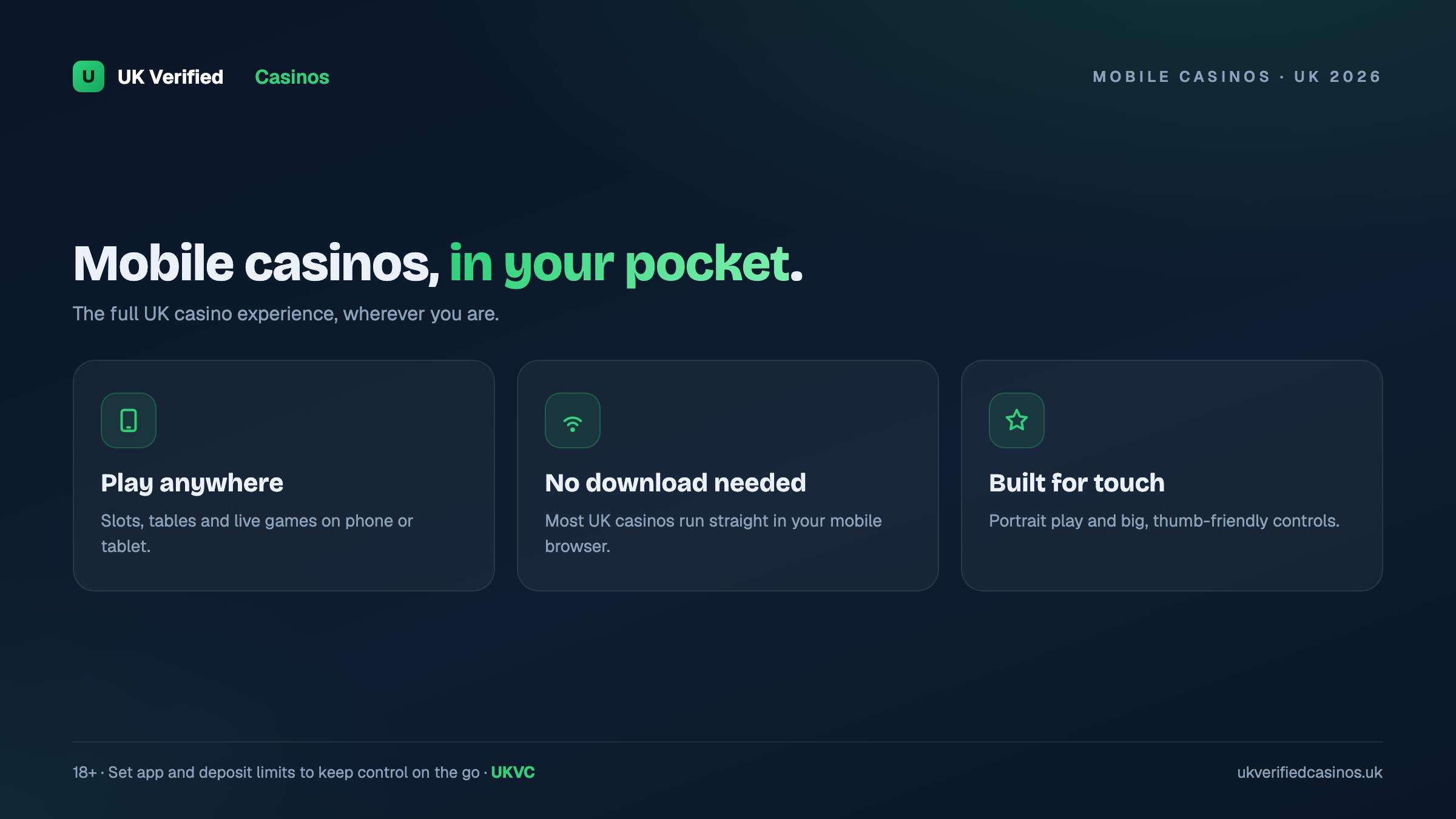 Why play at a mobile casino UK 2026